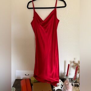 Vintage Red Bebe Dress